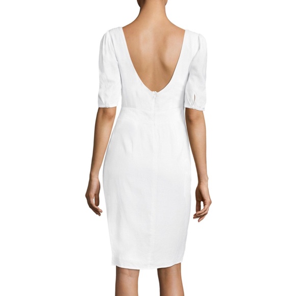 NWT 6 Shore Road Pooja White Palmetto Linen Dress - Picture 4 of 8